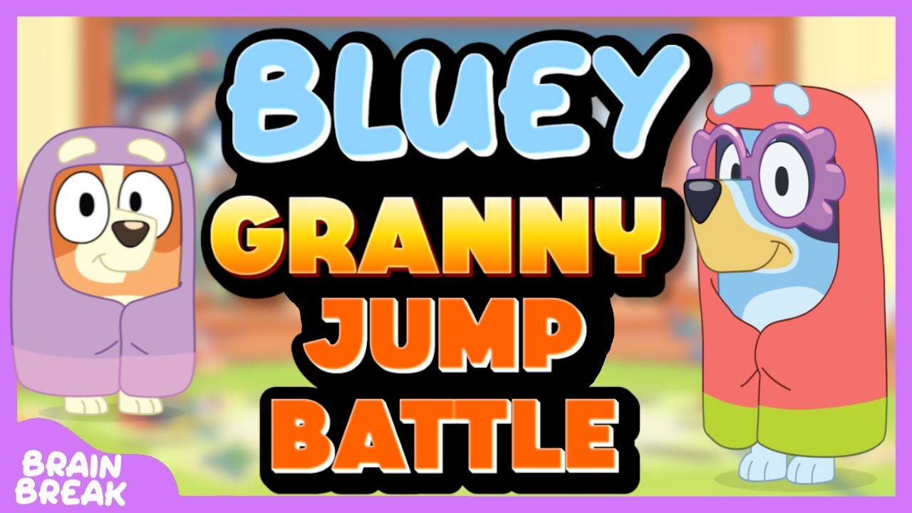 Bluey Jump Battle! Spot it and Guess the Animal Brain Break Games