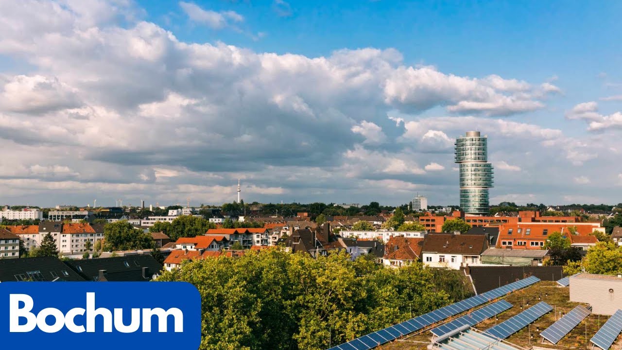 Relax & Discover Bochum: Stunning Aerial Views in 4K