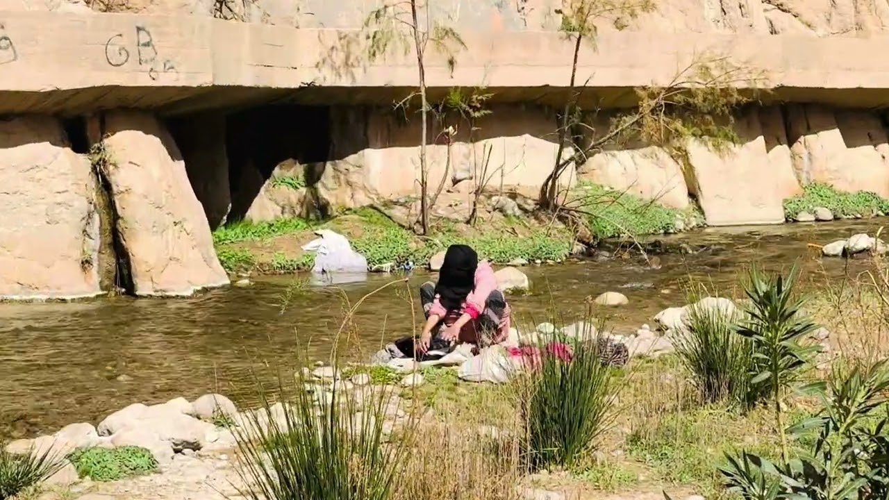 River Washing Gorrge Toudra Morocco 🇲🇦
