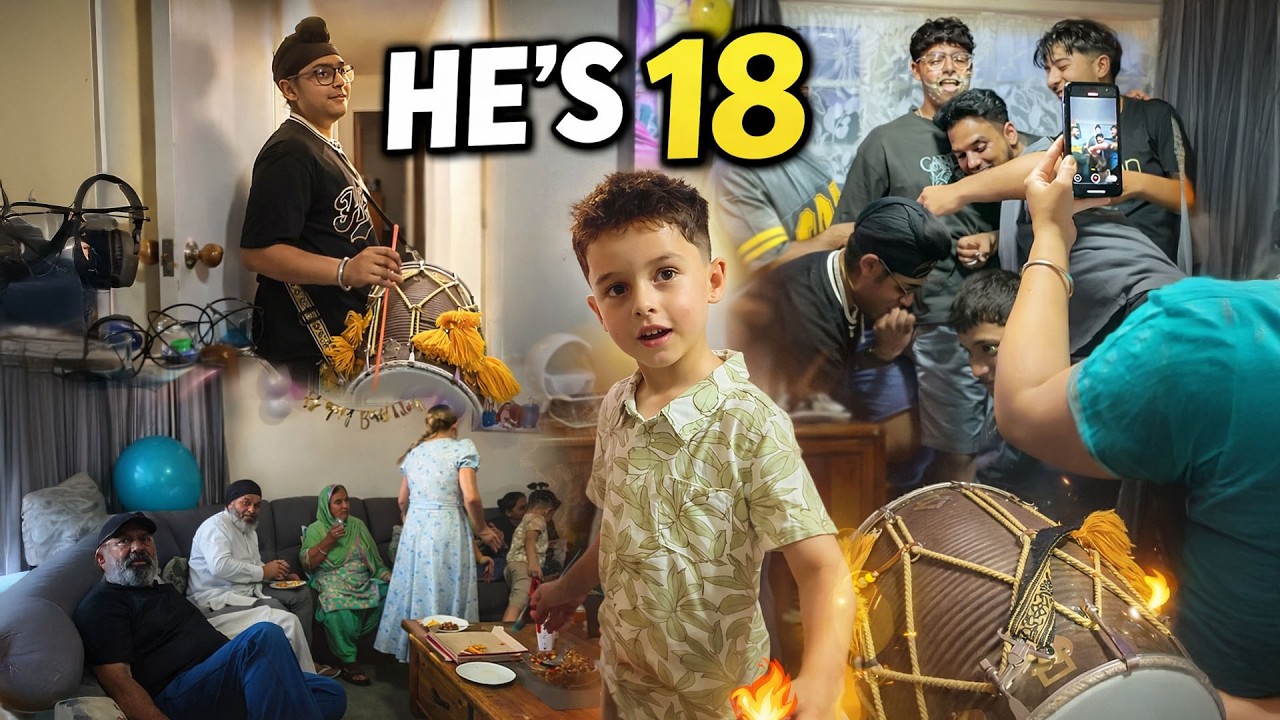 HAPPY 18TH BIRTHDAY BROTHER!! Celebrating with Punjabi Family 🥳