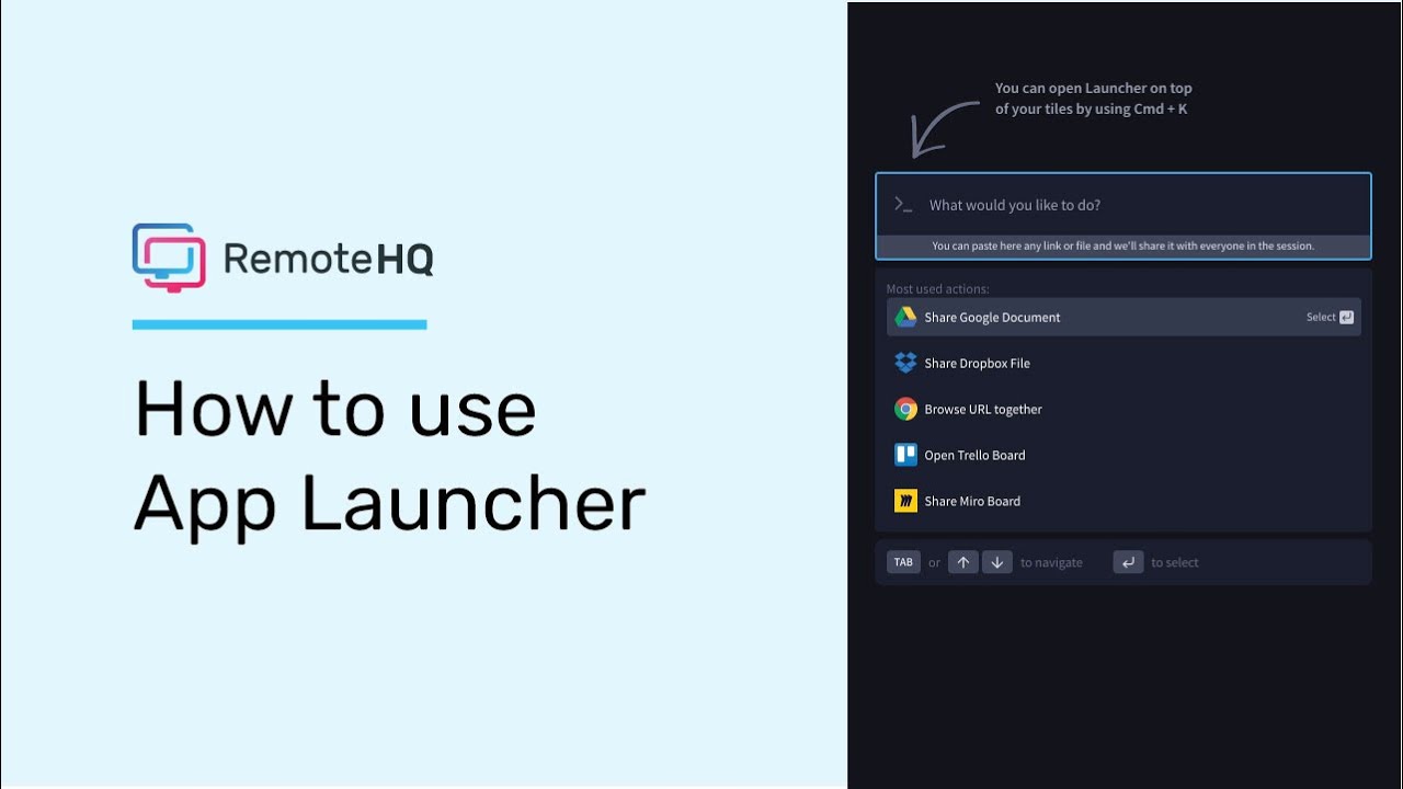 How to Use App Launcher | RemoteHQ Tutorials