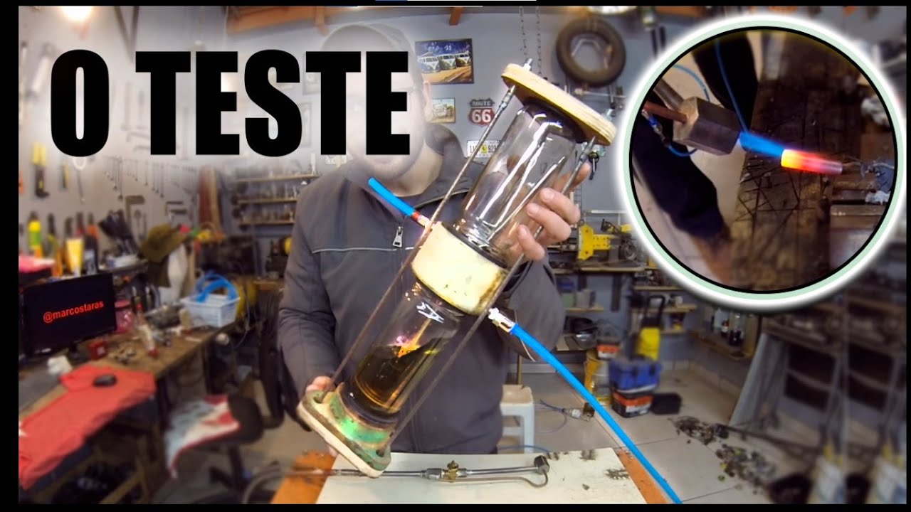Maçarico a Gasolina - O TESTE