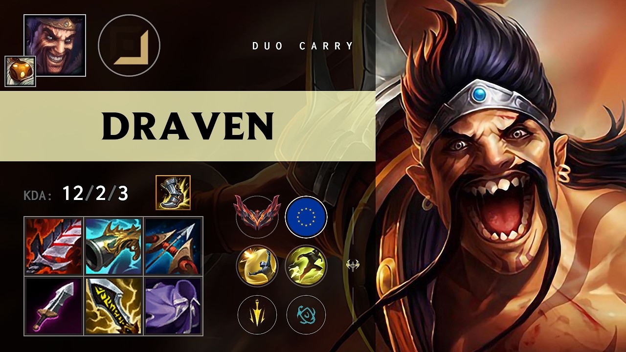 Draven ADC vs Sivir - EUW Grandmaster Patch 26.11