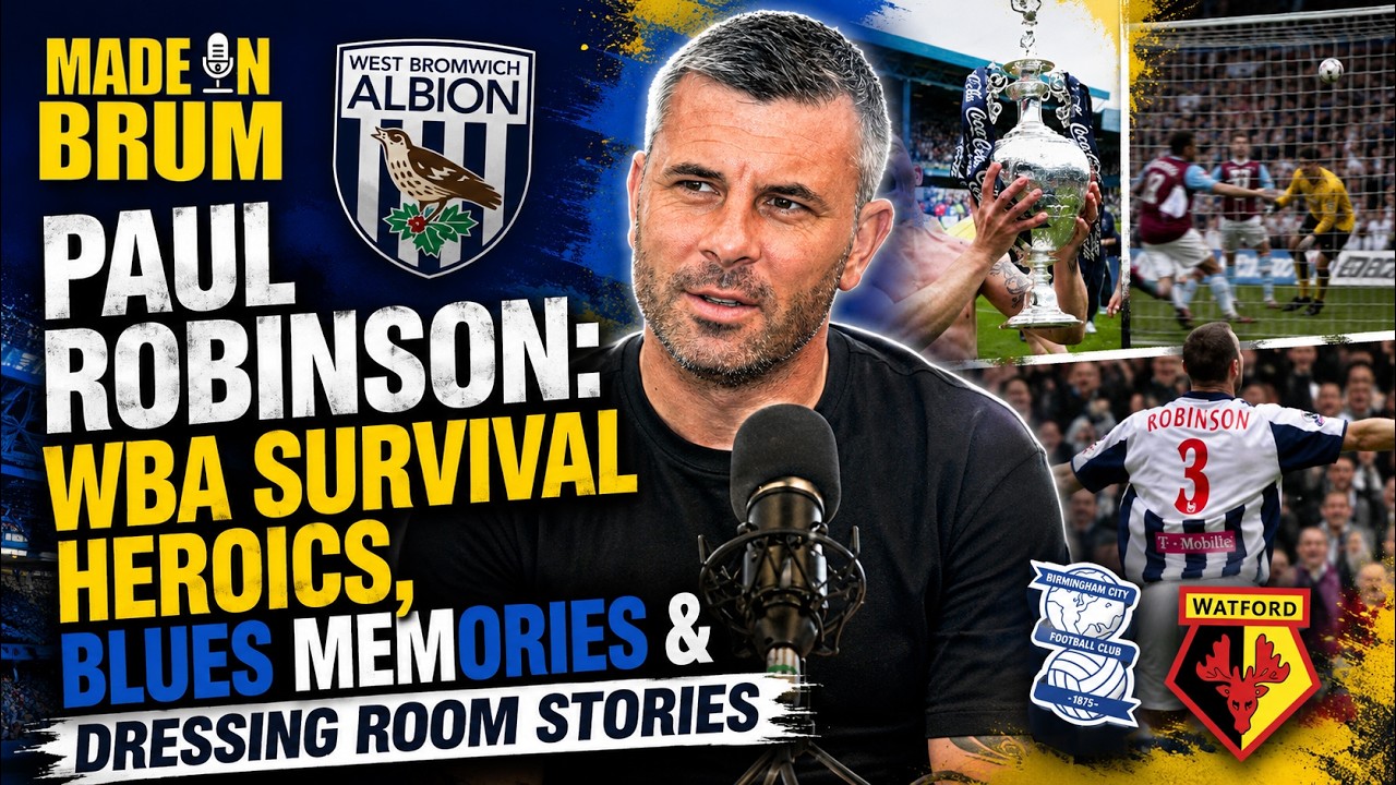 Paul Robinson: WBA Survival Heroics, Blues Memories & Dressing Room Stories