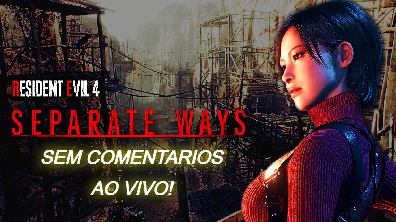 🔴IGREJA!  Resident Evil 4 Remake DLC: Separate Ways Gameplay Completo no PC | Live