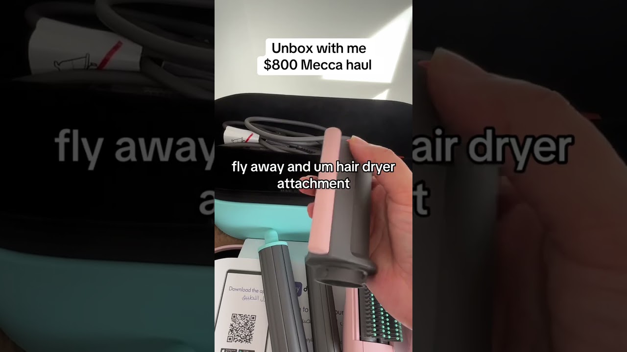 Unbox dyson airwrap complete long - Mecca haul