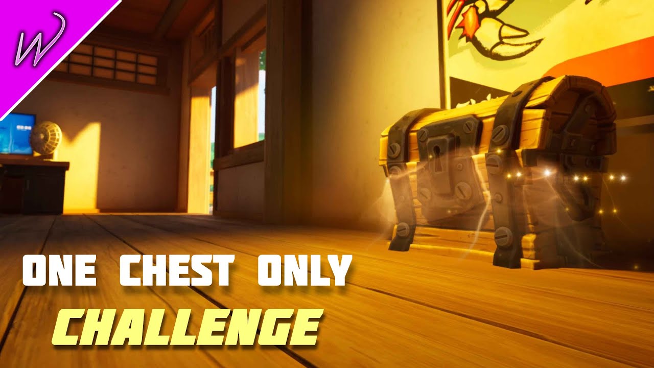 ONE CHEST only CHALLENGE in Fortnite!