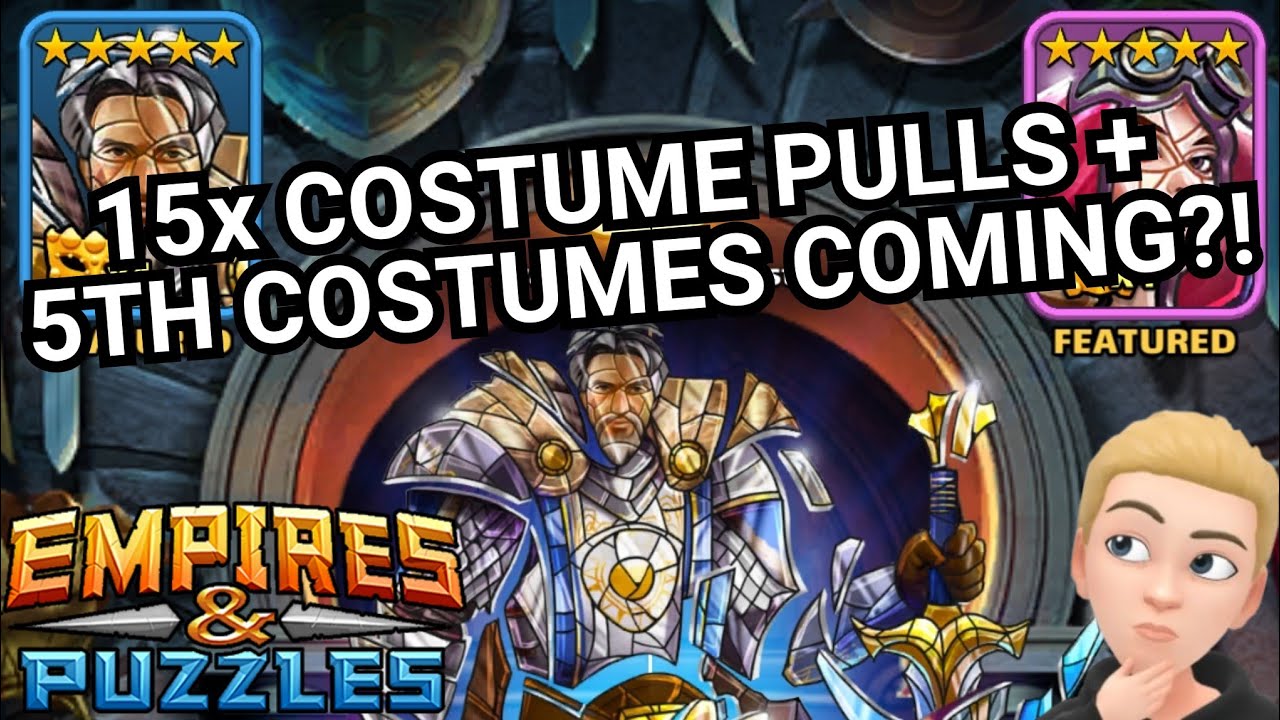 New Glass Thorne + 15 Costume Pulls! AND 5th Costumes Coming For Classic Heroes?! Empires & Puzzles