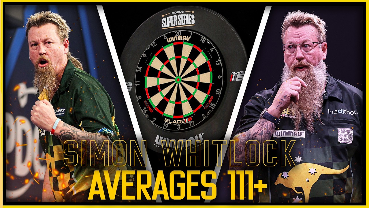 SIMON WHITLOCK AVERAGES 111.33!! 🤩🔥| Simon Whitlock vs Danny Lauby full match