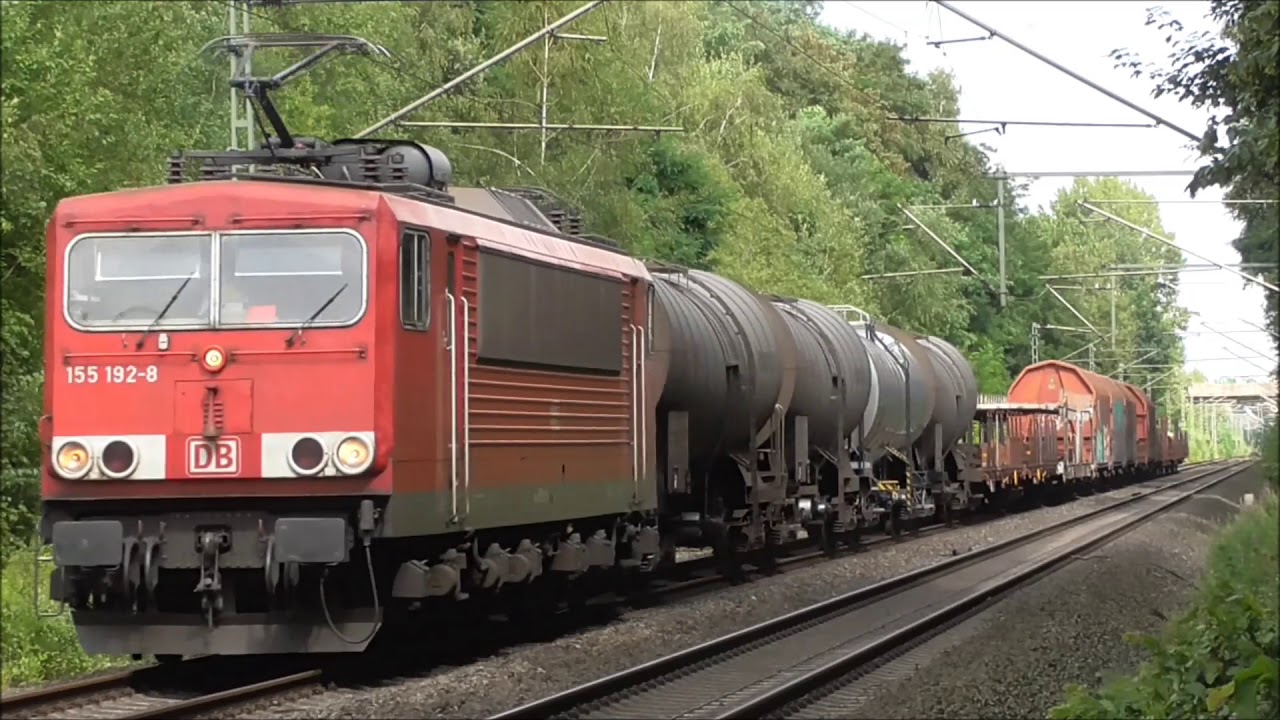 Zugverkehr auf der KBS 430 29.07.2016 Br 155,185,275,151,223,145,115.