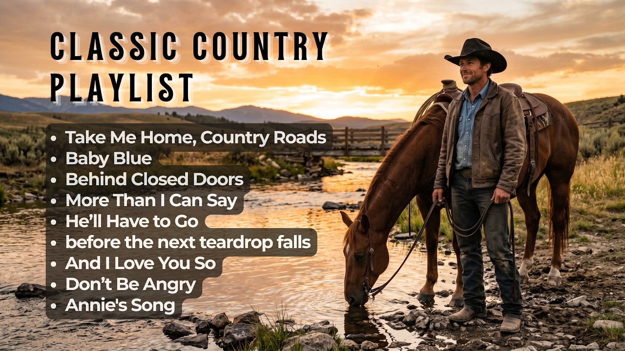 Timeless Country Song - Take Me Home, Country Roads, Annie's Song - Best 70s 80s 90 Country Playlist