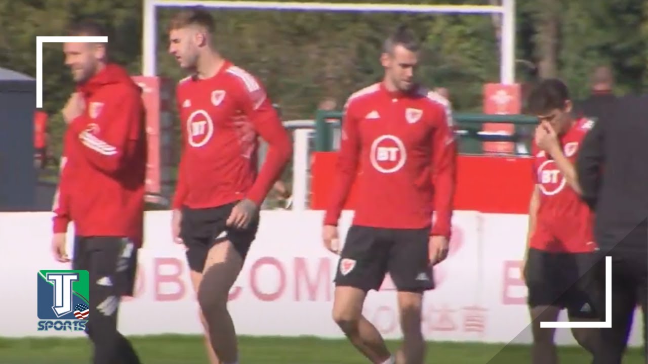WATCH: Gareth Bale and Wales TRAIN to FACE Romelu Lukaku and Belgium in the Nations League