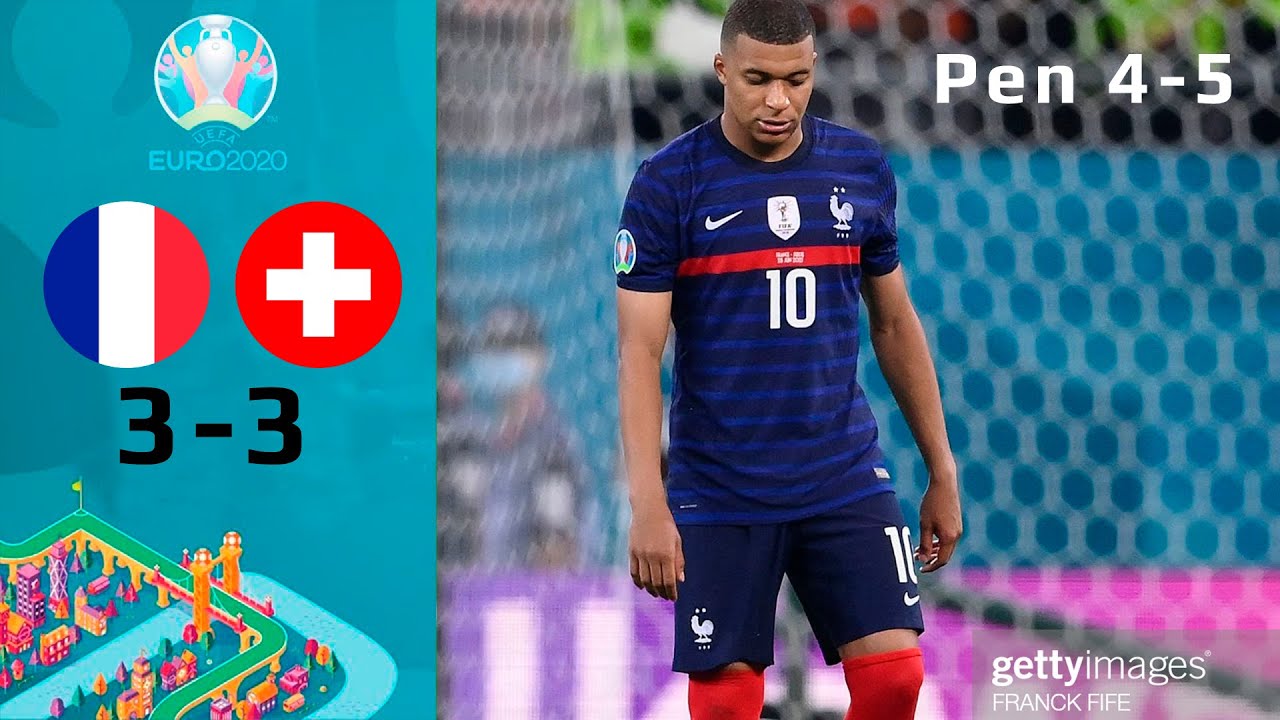 Francia vs Suiza 3-3 (Pen 4-5) Resumen y goles | EURO 2020