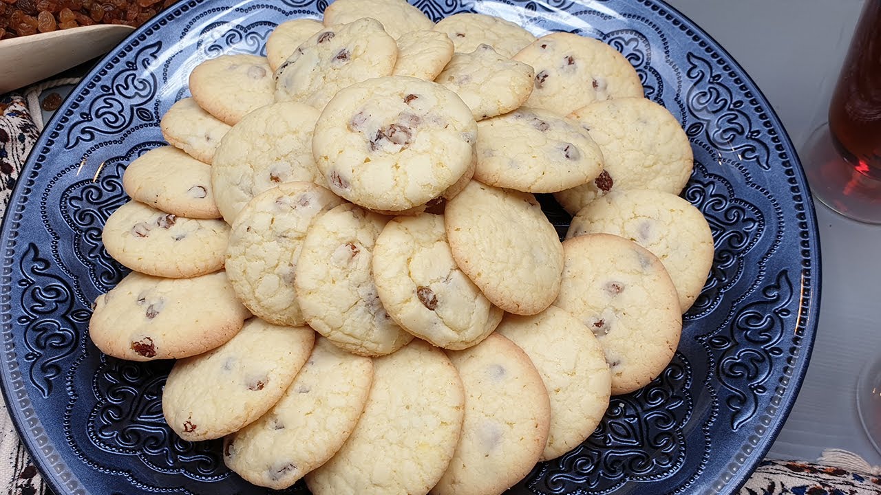 COOKIES SO EINFACH | Rosinengebäck | persian raisin cookie | شیرینی کشمشی | Shirini Keshmeshi