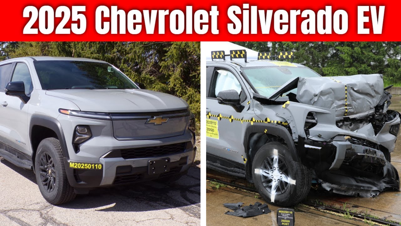 Краш-тест электромобиля Chevrolet Silverado 2025 года: что покажут звёзды NHTSA