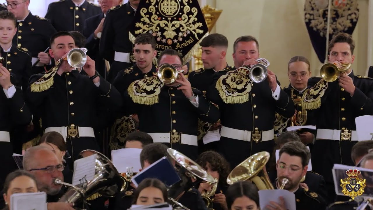 4K [LA SAETA] - BANDA NAZARENO ARAHAL - Concierto Hdad. Los Gitanos 2024