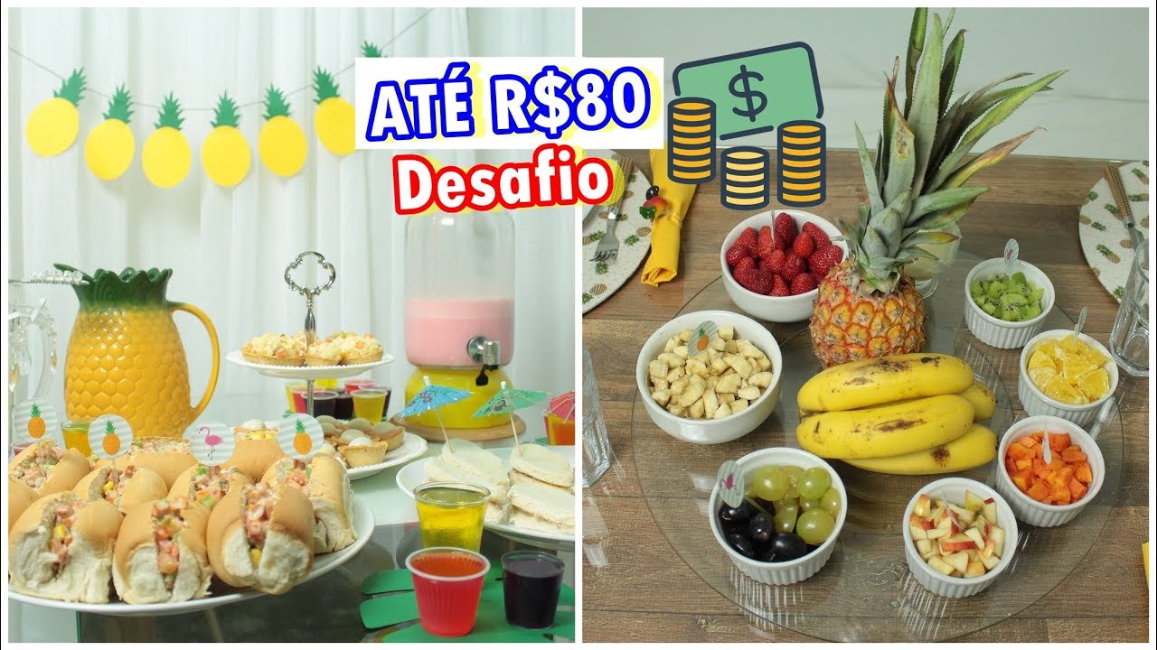 Noite Tropical com até R$80 PARA 4 PESSOAS - DESAFIO | PALOMA SOARES