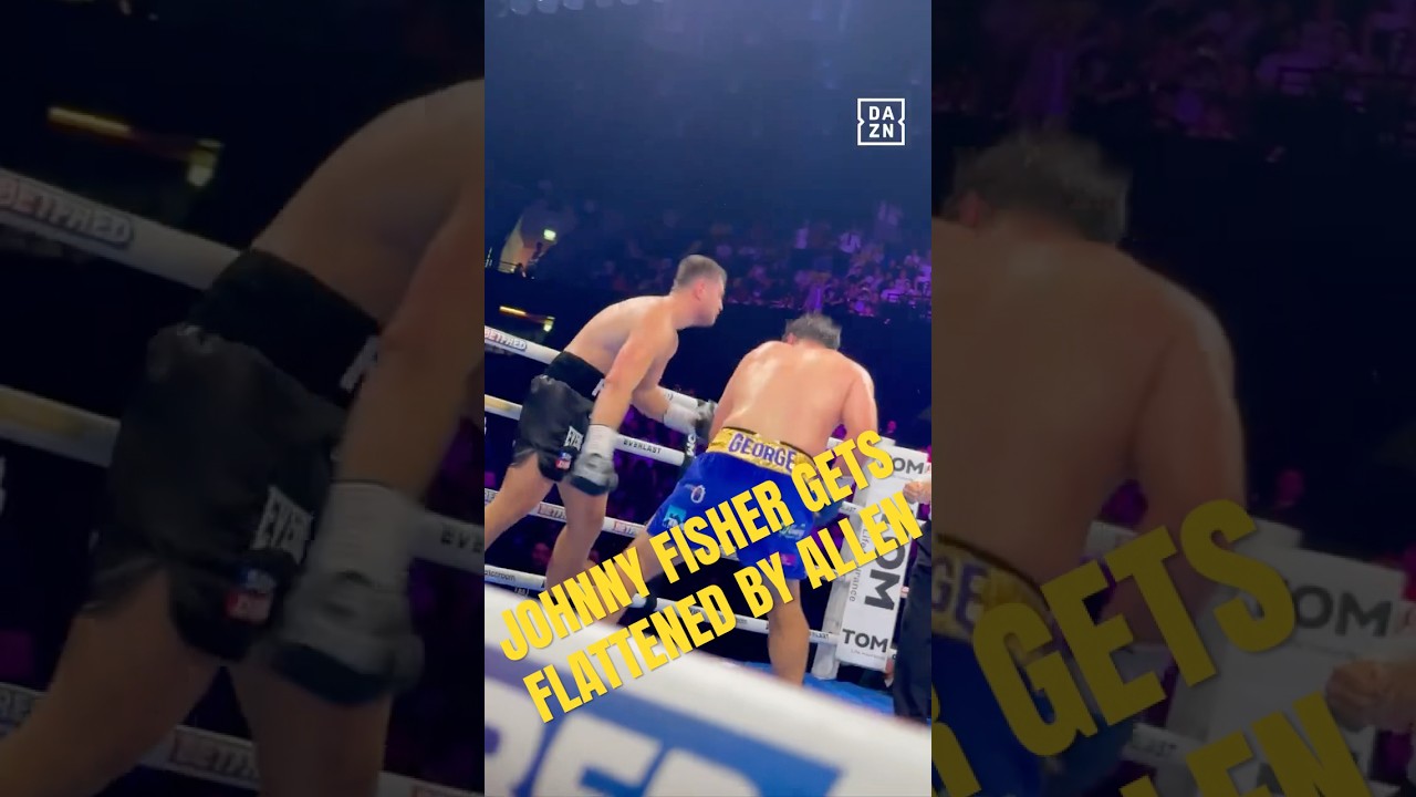 Johnny Fisher Gets KNOCKED OUT COLD By Dave Allen In Rematch‼️🥊💥