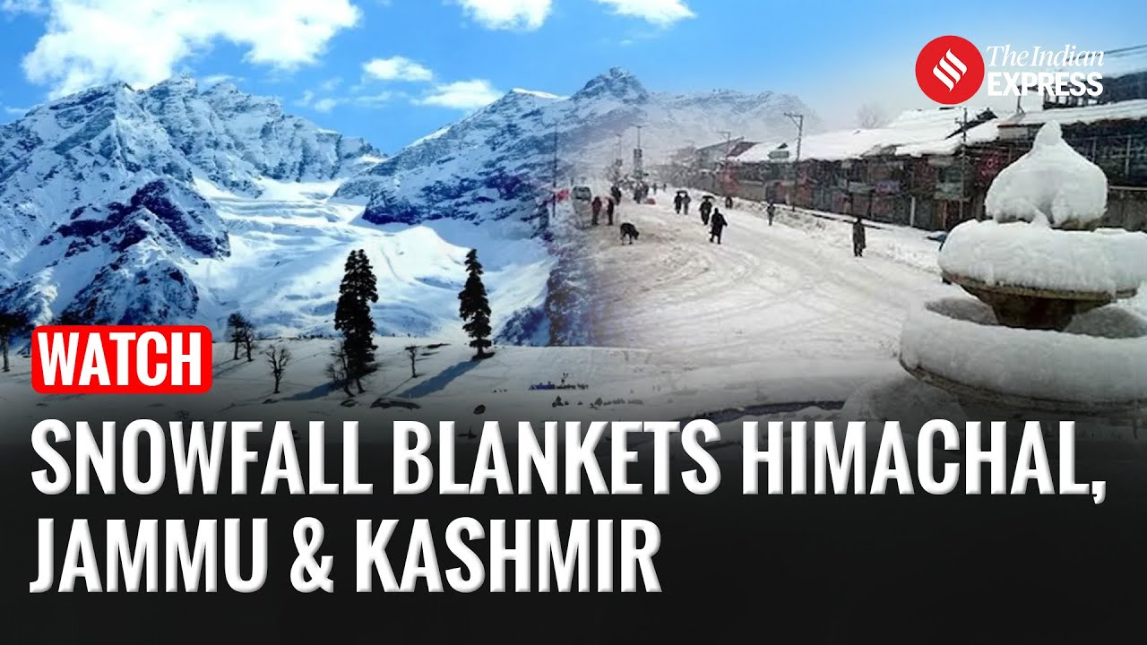 Winter Arrives Early! Himachal Pradesh, Jammu & Kashmir Turn White With Overnight Snowfall!
