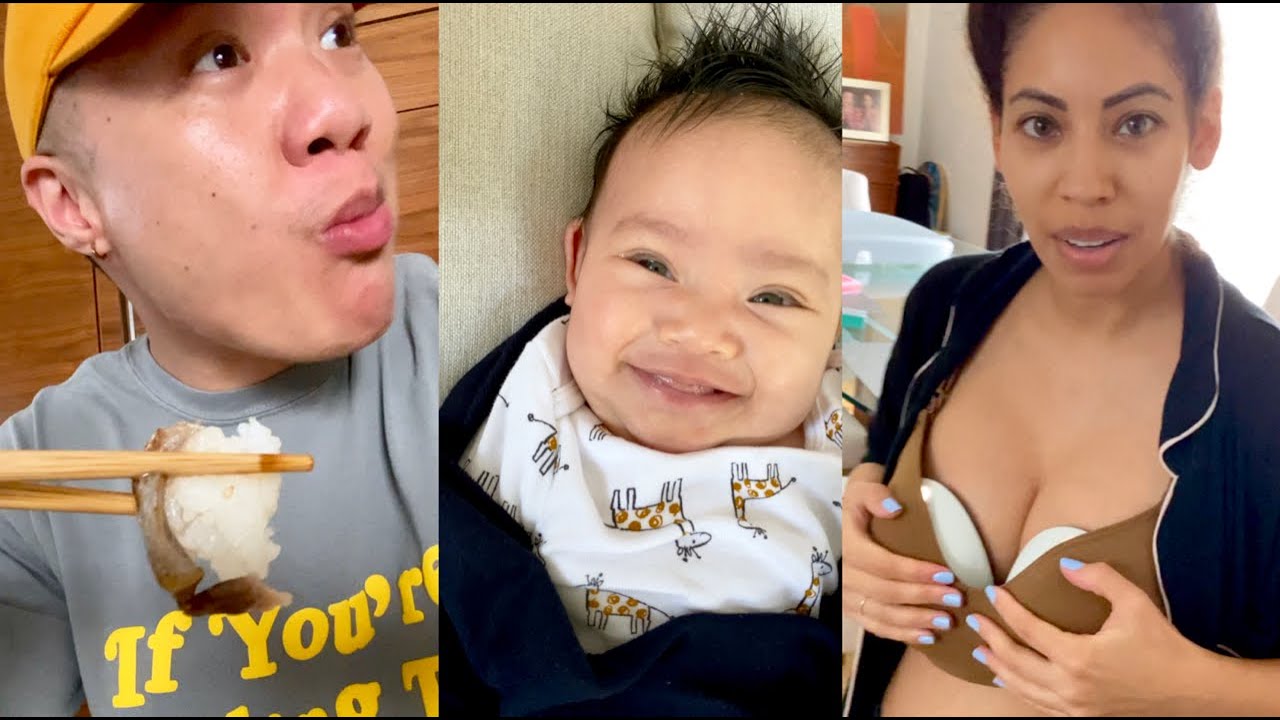 Baby Veyda's Comedic Timing is ON POINT + Chia is a Breastfeeding Cyborg + Air Frying Leftover Sushi