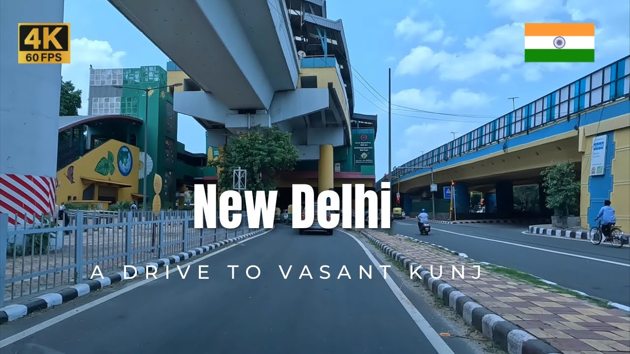 New Delhi | A drive to Vasant Kunj | India 🇮🇳
