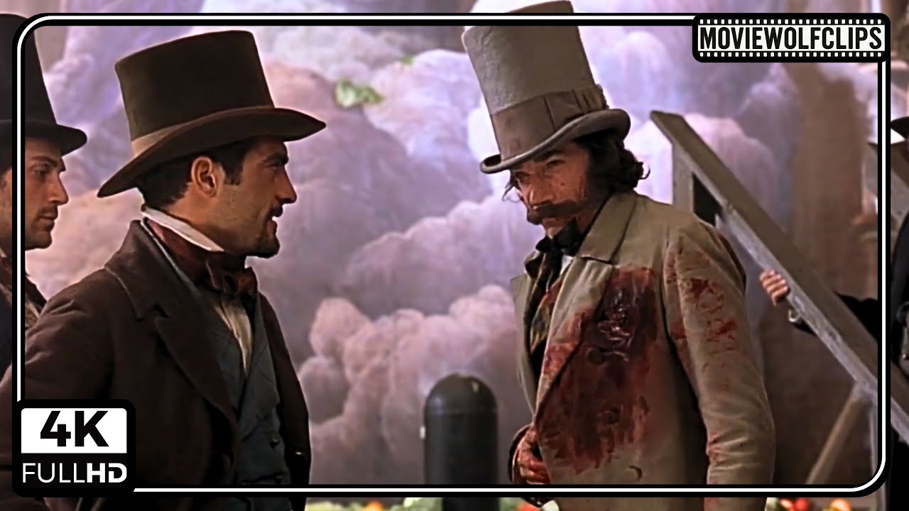 GANGS OF NEW YORK (2002) &ndash; BUTCHER TARGET OF ATTEMPTED MURDER AT THEATRE | VO | 4K Full HD