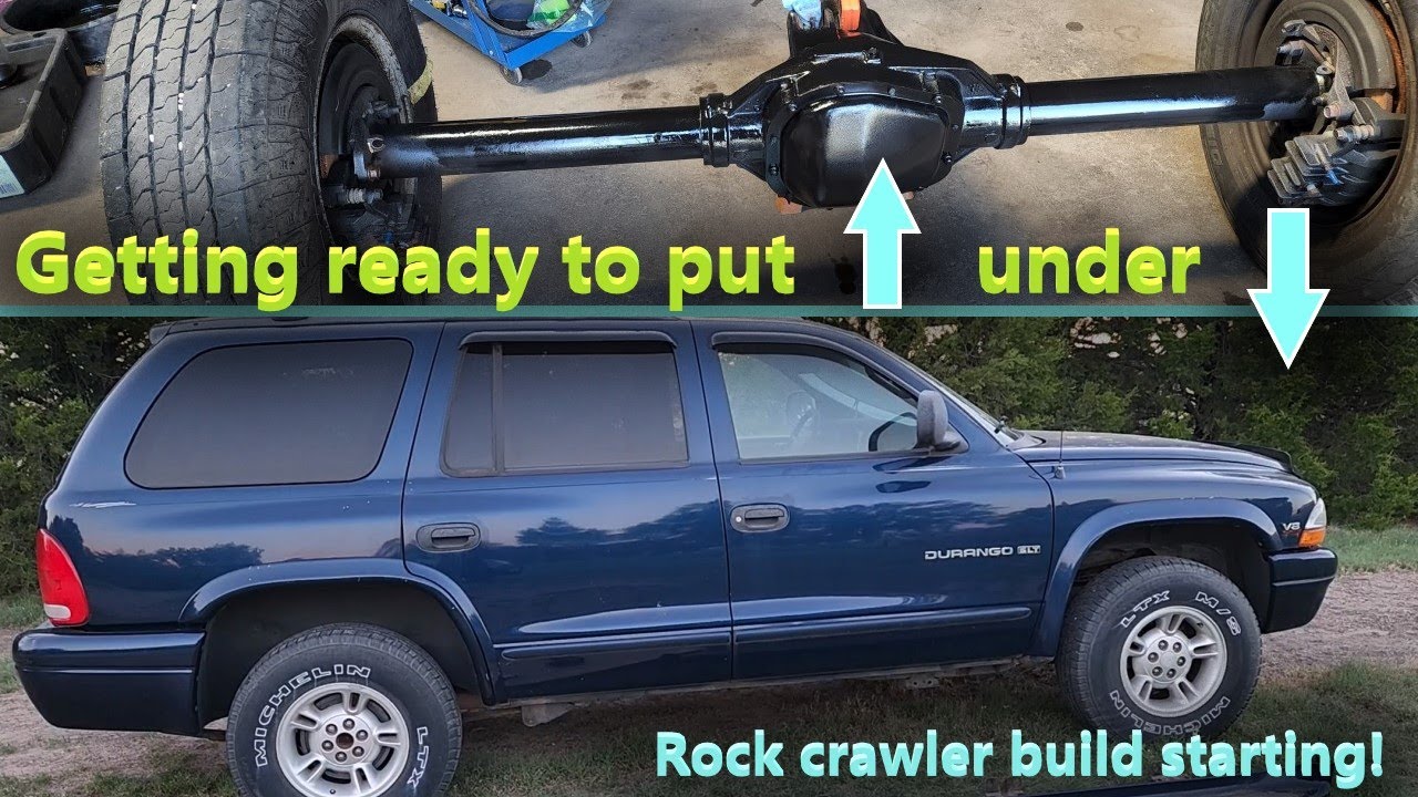 Starting the new build! Durango Rock Crawler - Solid Axle Swap Prep