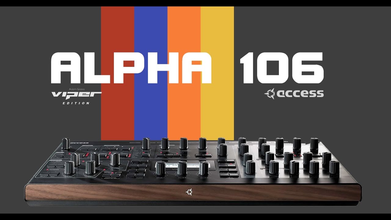Alpha 106 : Classic 80s Presets, Inspired by the Juno 106 | for Access Virus Ti / VIPER 1.1.0