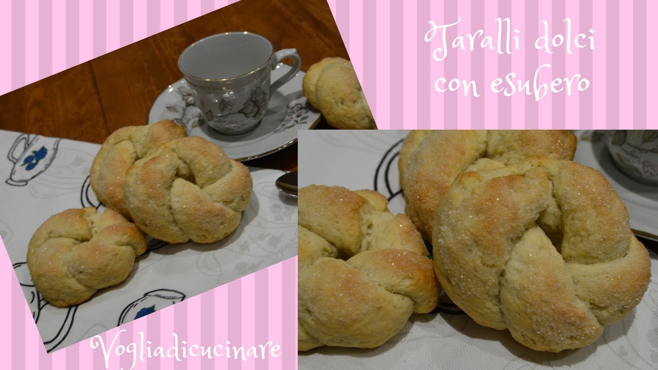 Taralli dolci con esubero di pasta madre
