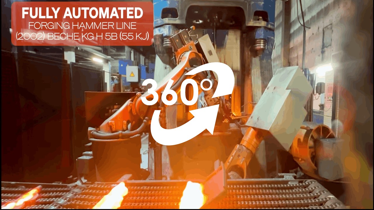 Fully Automated Forging Hammer Line (2002) BECHE KG H 5B (55 KJ)
