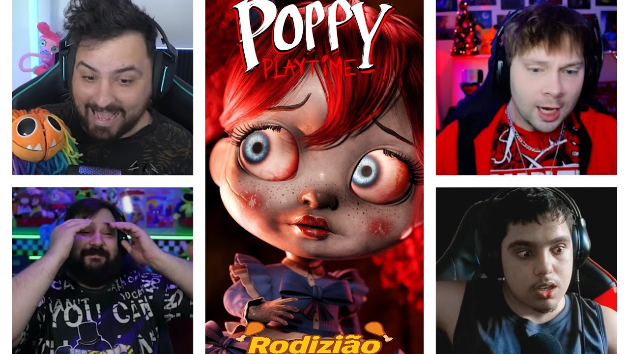 YOUTUBERS REAGINDO AO NOVO TRAILER DE POPPY PLAYTIME 5!