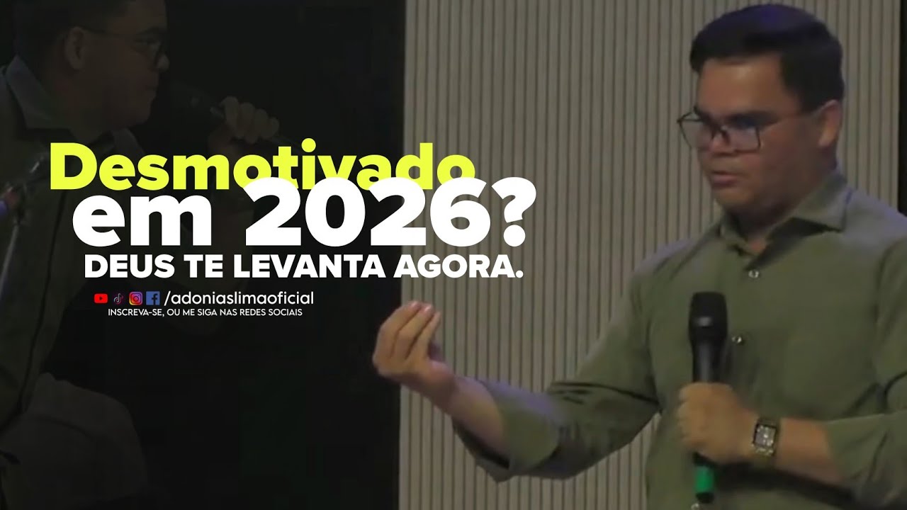🔥 Desmotivado em 2026? Deus te Levanta AGORA! (Ezequiel 47) 🙏