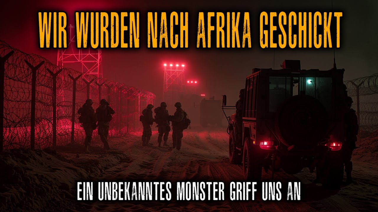 Militäreinsatz in Afrika — Angriff eines UNBEKANNTEN RÄUBERS. Creepypasta