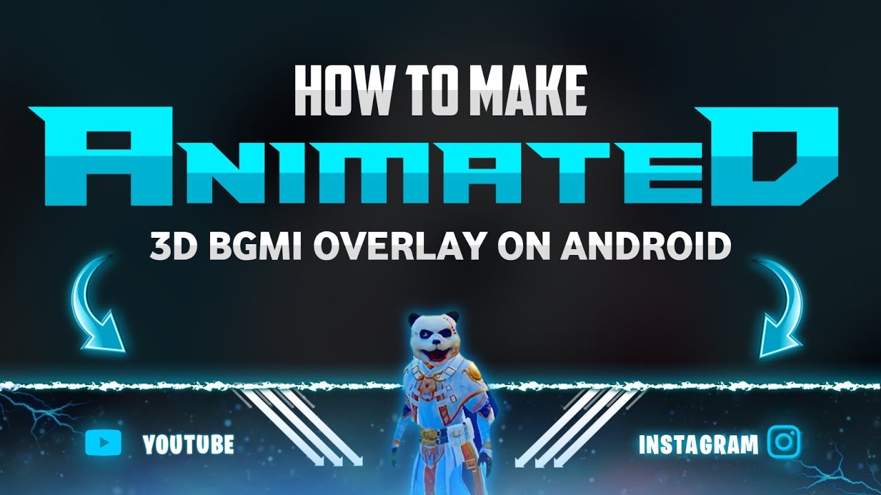 How to Make BGMI 3D Animated Gaming Overlay on Android | How to Make 3D Gaming Overlay in Kinemaster