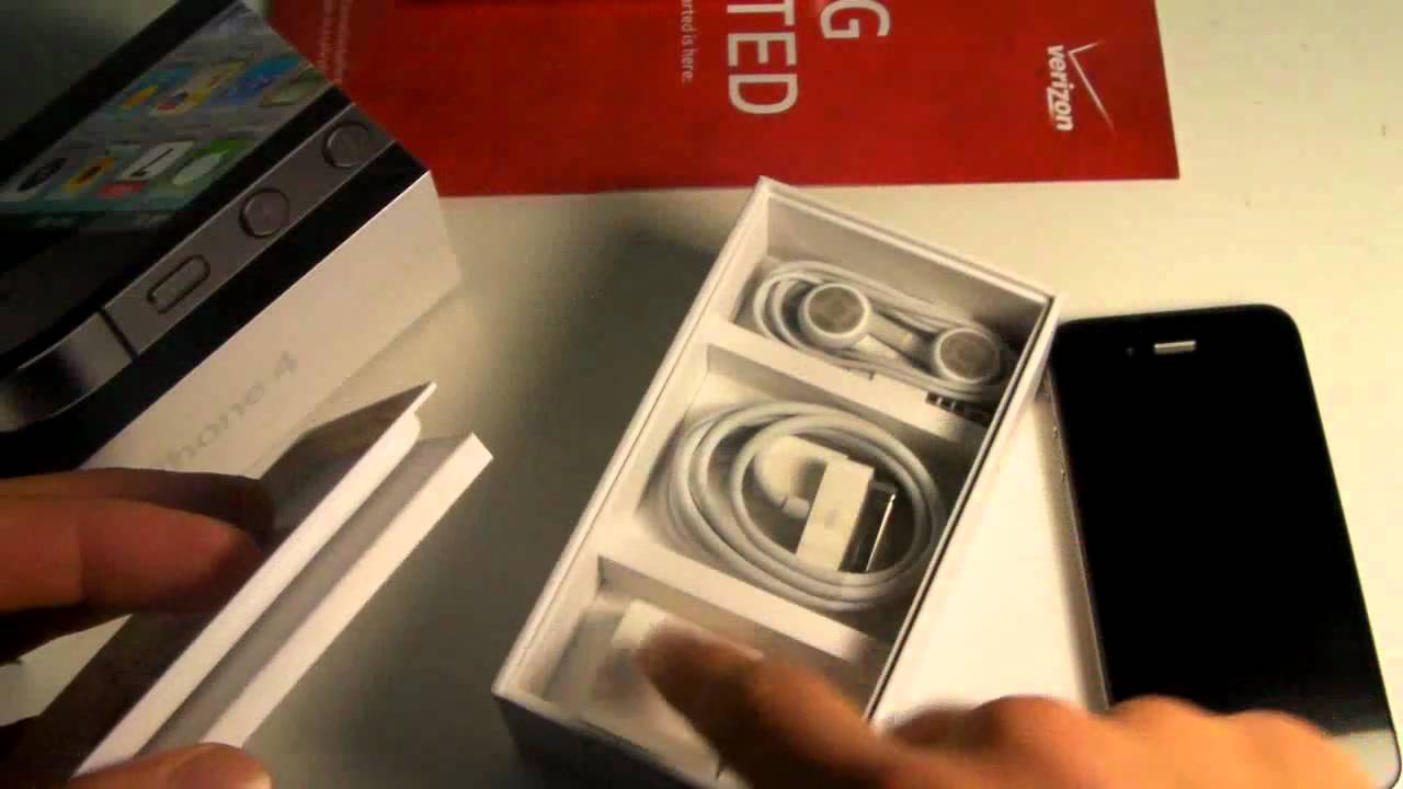 iPhone 4 Verizon Unboxing