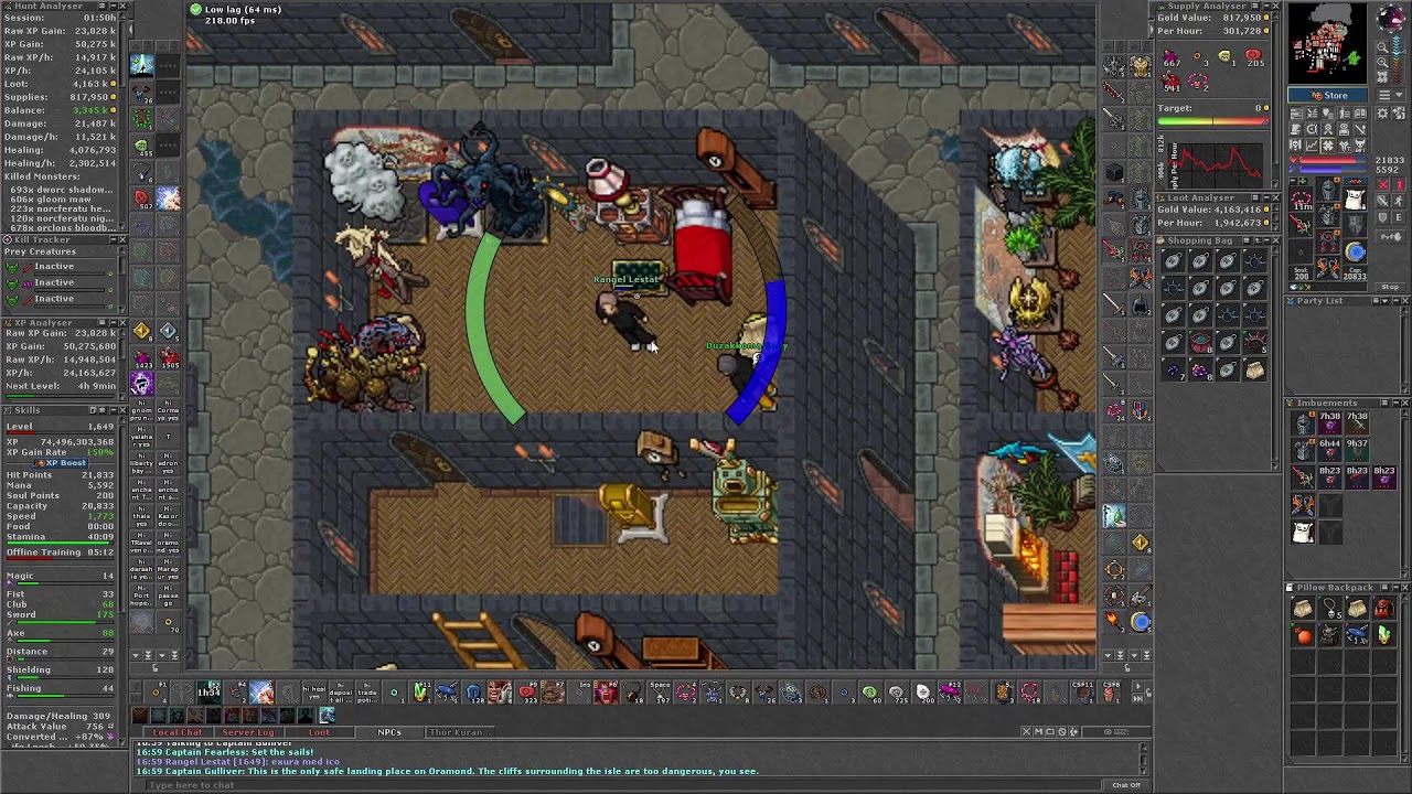 Tibia - Ek 2700 Top Ek Global - Bom Dia Amigões!!!! Essencias Hoje