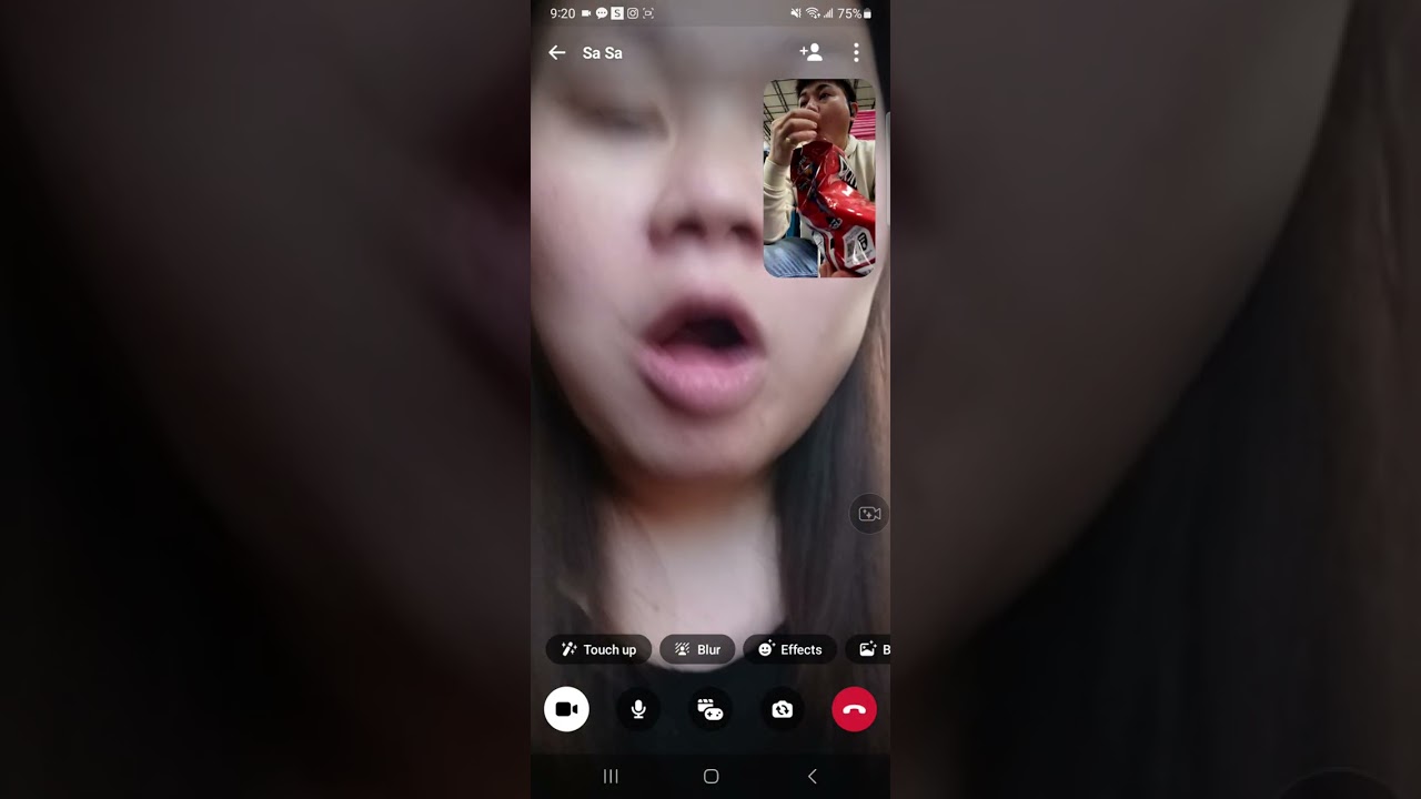Momopomupo video call and Daddy at work