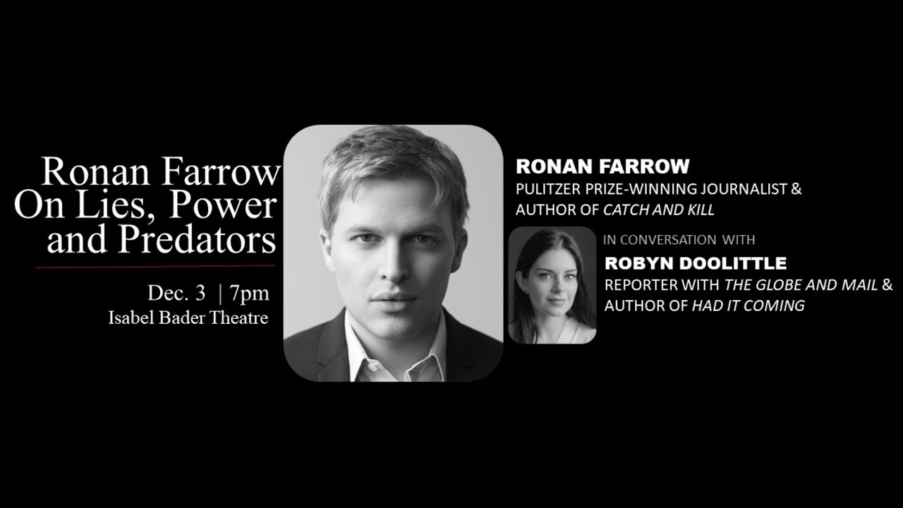 Ronan Farrow on Lies, Power and Predators
