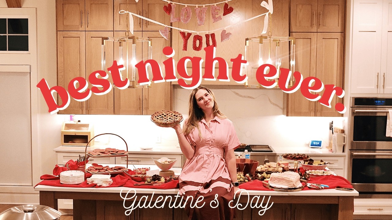 I Hosted Galentine’s Day ❤️ All the Details (Prep, Food, Decor + Favors)