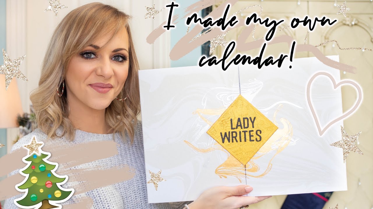 DIY BEAUTY ADVENT CALENDAR UNBOXING - I MADE MY OWN, SEE INSIDE! (AND 20% OFF FOR YOU!) LADY WRITES