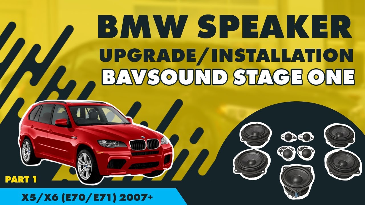 BMW Speaker Upgrade/Installation | X5/X6 (E70/E71) 2007+ | BAVSOUND Stage One | Part 1