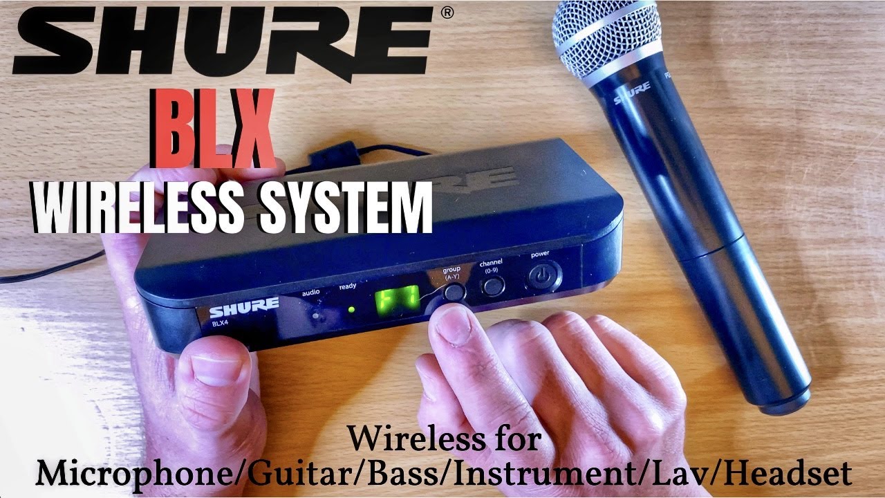 Беспроводная система Shure BLX — руководство по демонстрации/обзору/настройке/покупке