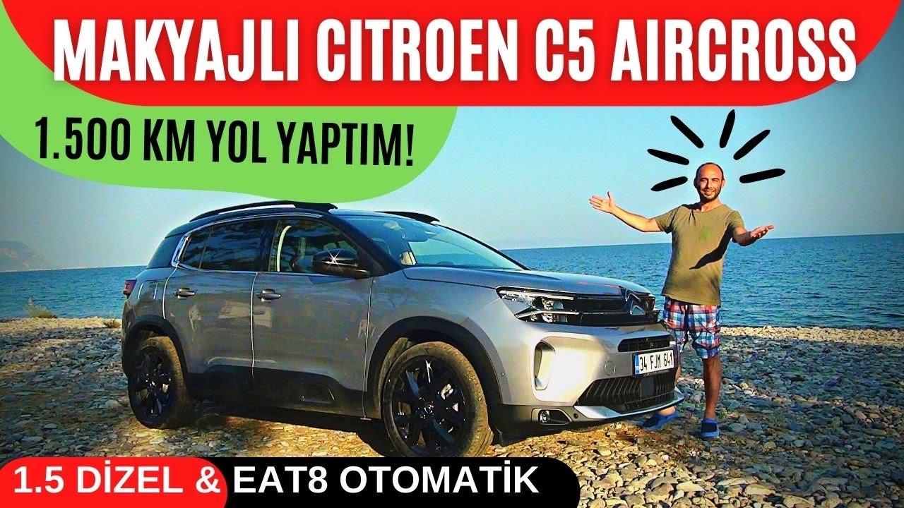 Citroen C5 Aircross 1.5 BlueHDI 130 HP EAT8 Shine Bold (2022) Konfor Kralı SUV