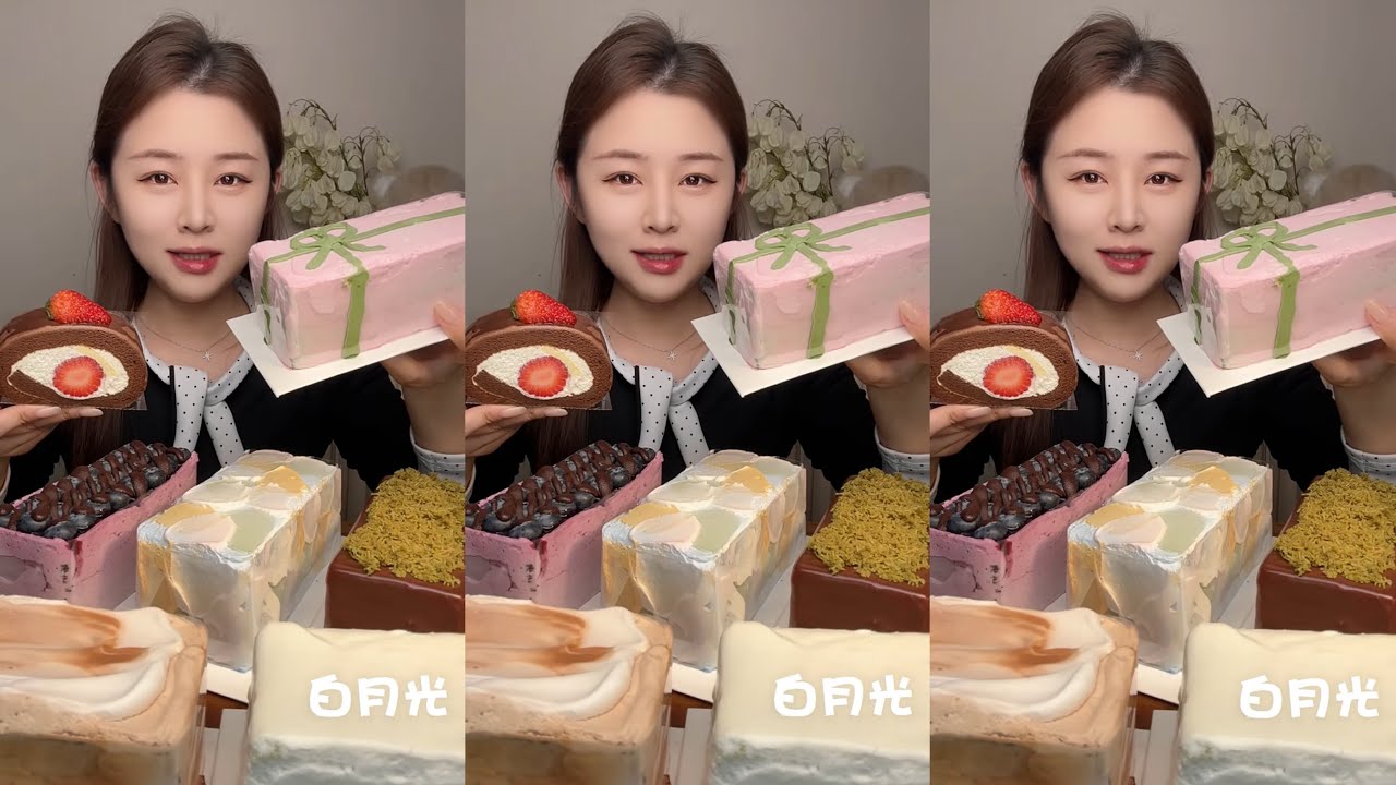 [ASMR] Dessert Mukbang Eating Creamy Cake | Mukbang Eating Show💗🍰🧁