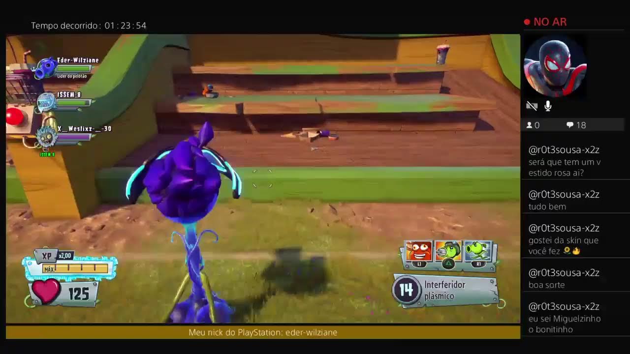 Jogando PVZ GW2 (nova skin do ycaro)