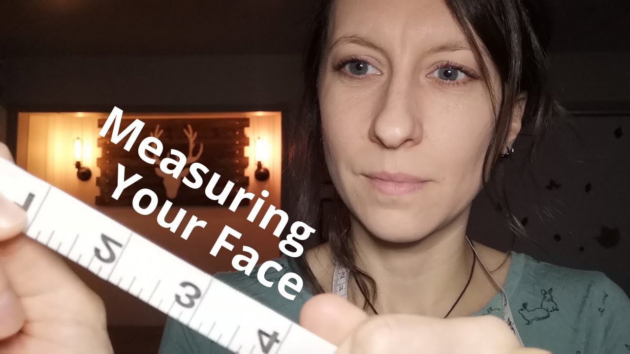 ASMR Face Measuring | Tape measure sounds | Je mesure ton visage