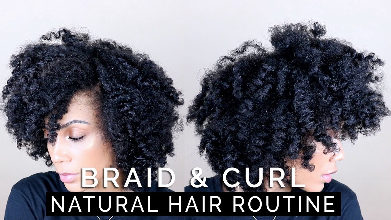 HOW TO: Braid & Curl - WASH TO STYLE || Curly Fro
