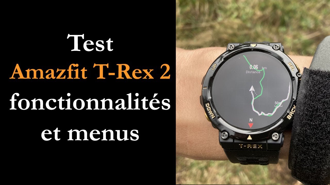 Test Amazfit T Rex 2 : rapport qualité / prix imbattable