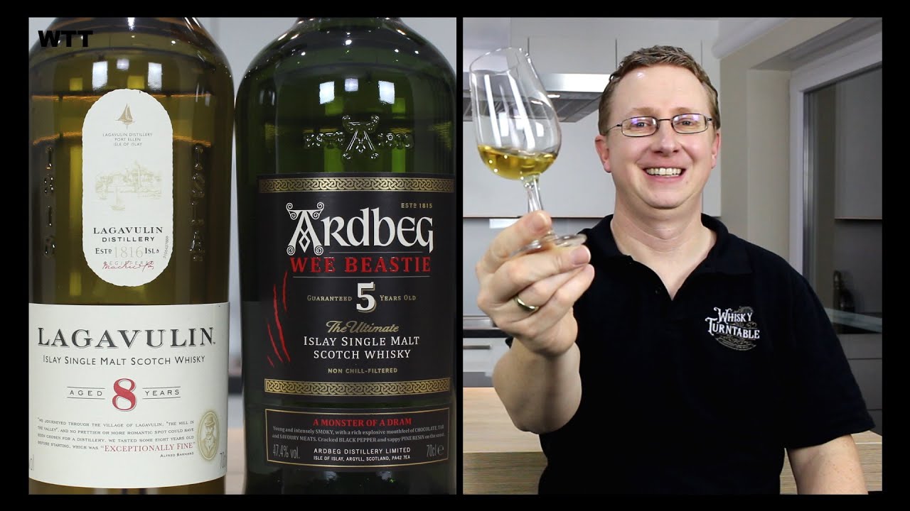 Lagavulin 8 Jahre 48 % Vol. vs. Ardbeg 5 Jahre Wee Beastie 47,4 % Vol.
