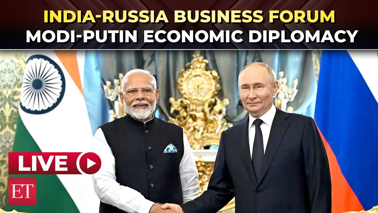 Modi, Putin address India-Russia Business Forum; focus on trade, tech & investment